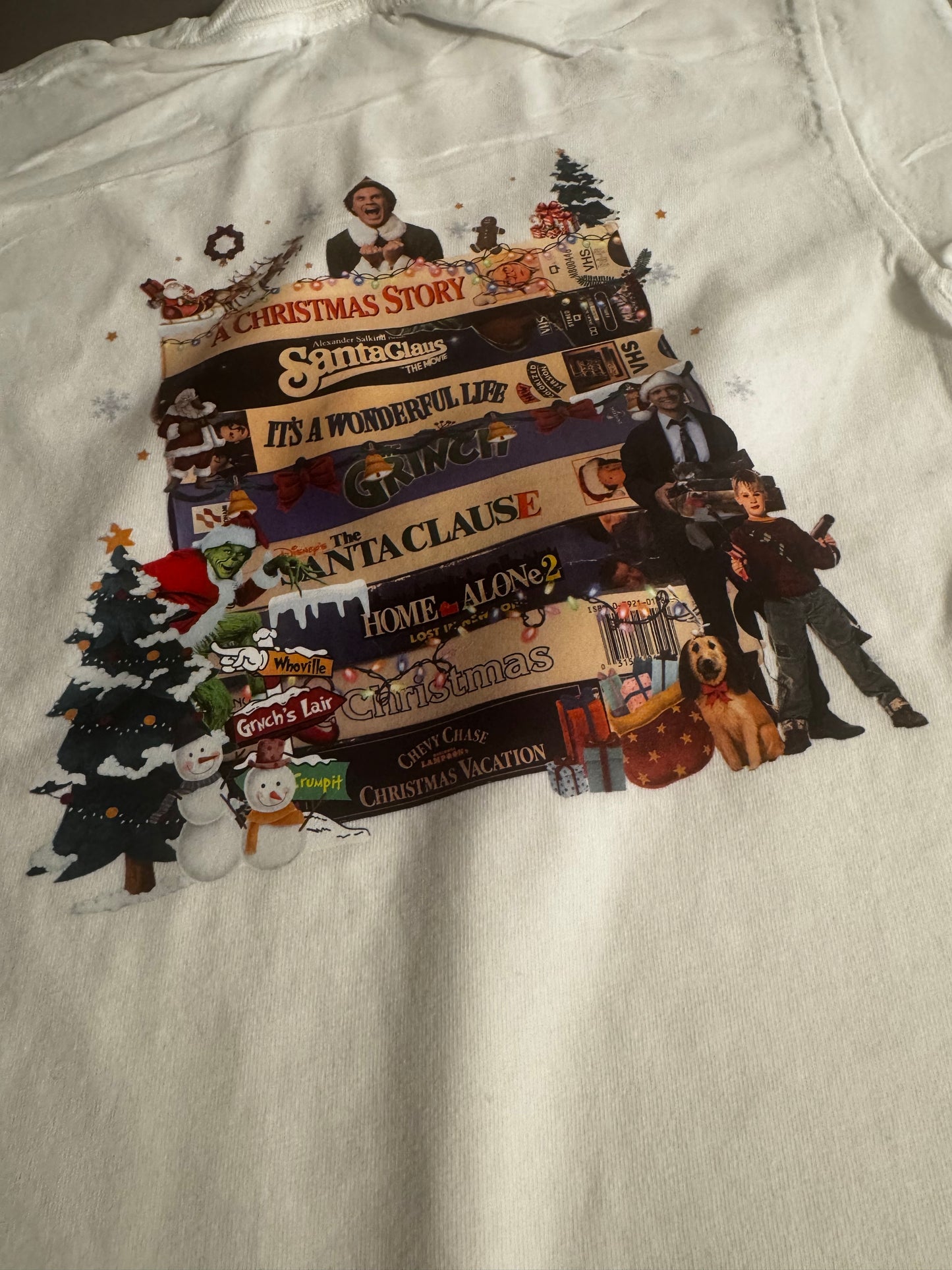 Merry Christmas movies front and back