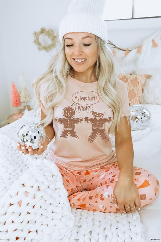 My Leg Hurts Baking fun Tee and Sweatshirt