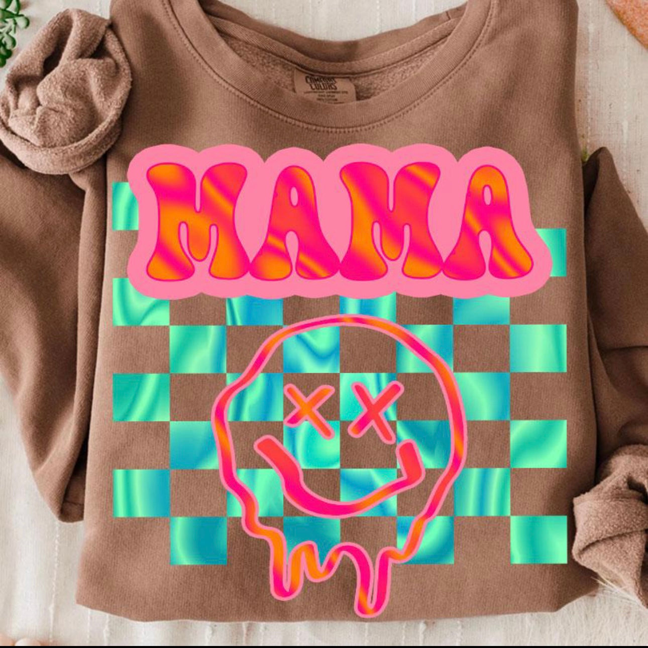 🎉Mama Blue / Green Retro🎉comfort Colors
