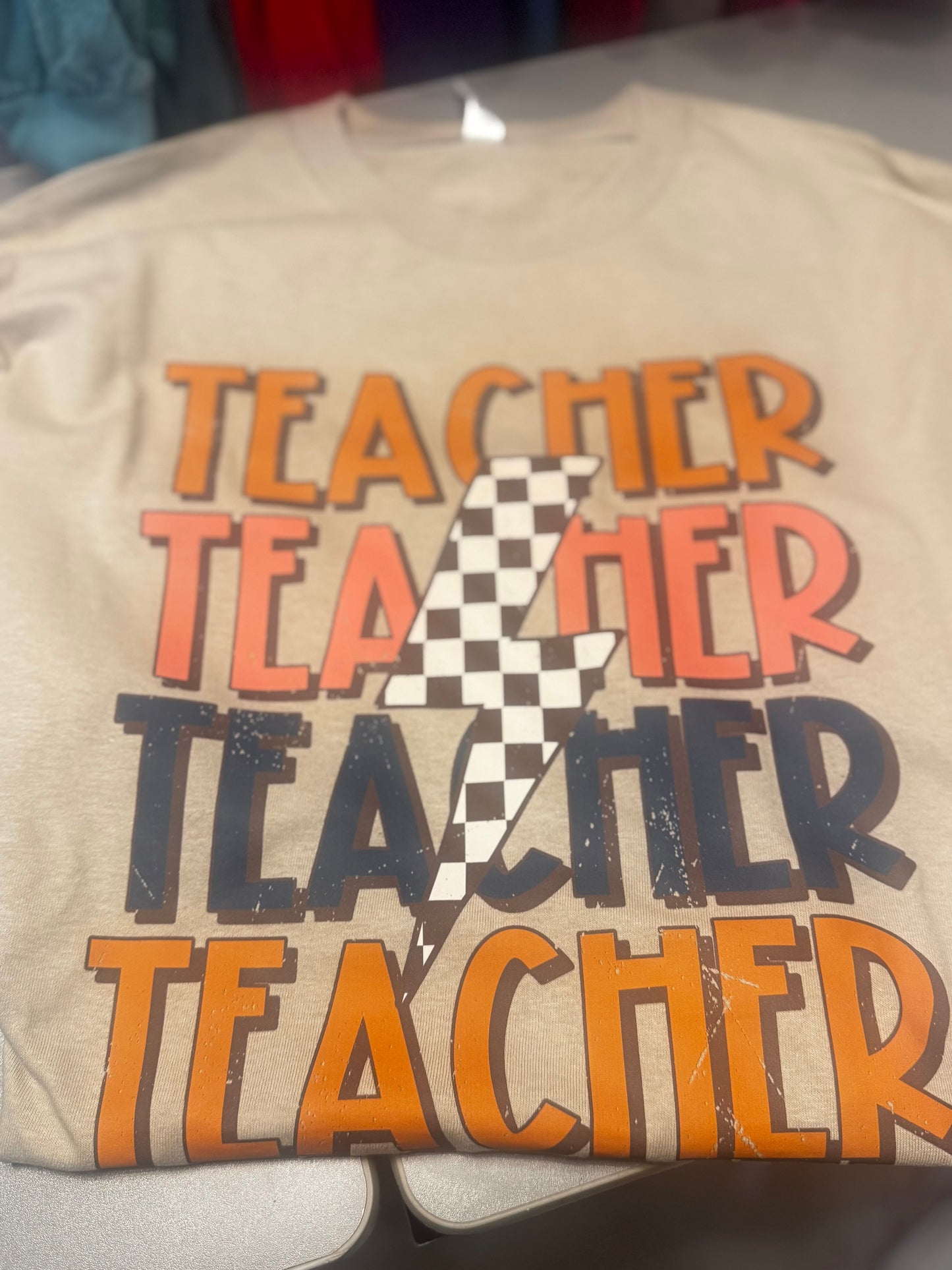 Teacher Teacher Lighting Bolt