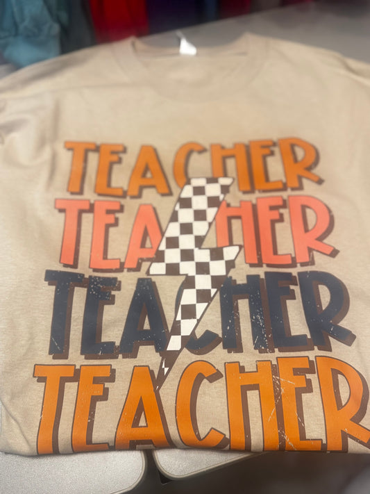 Teacher Teacher Lighting Bolt
