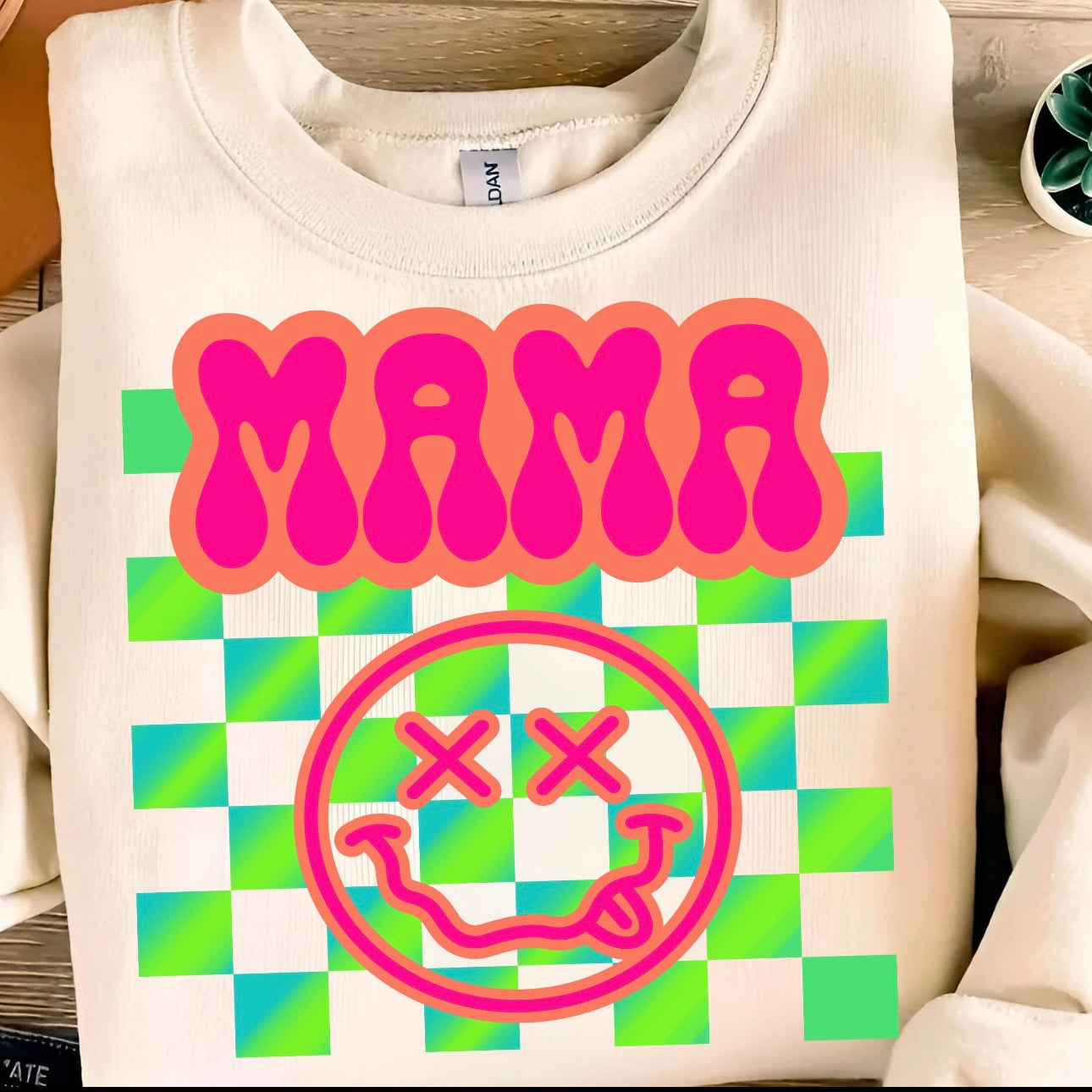 🎉Mama Green Retro🎉comfort Colors