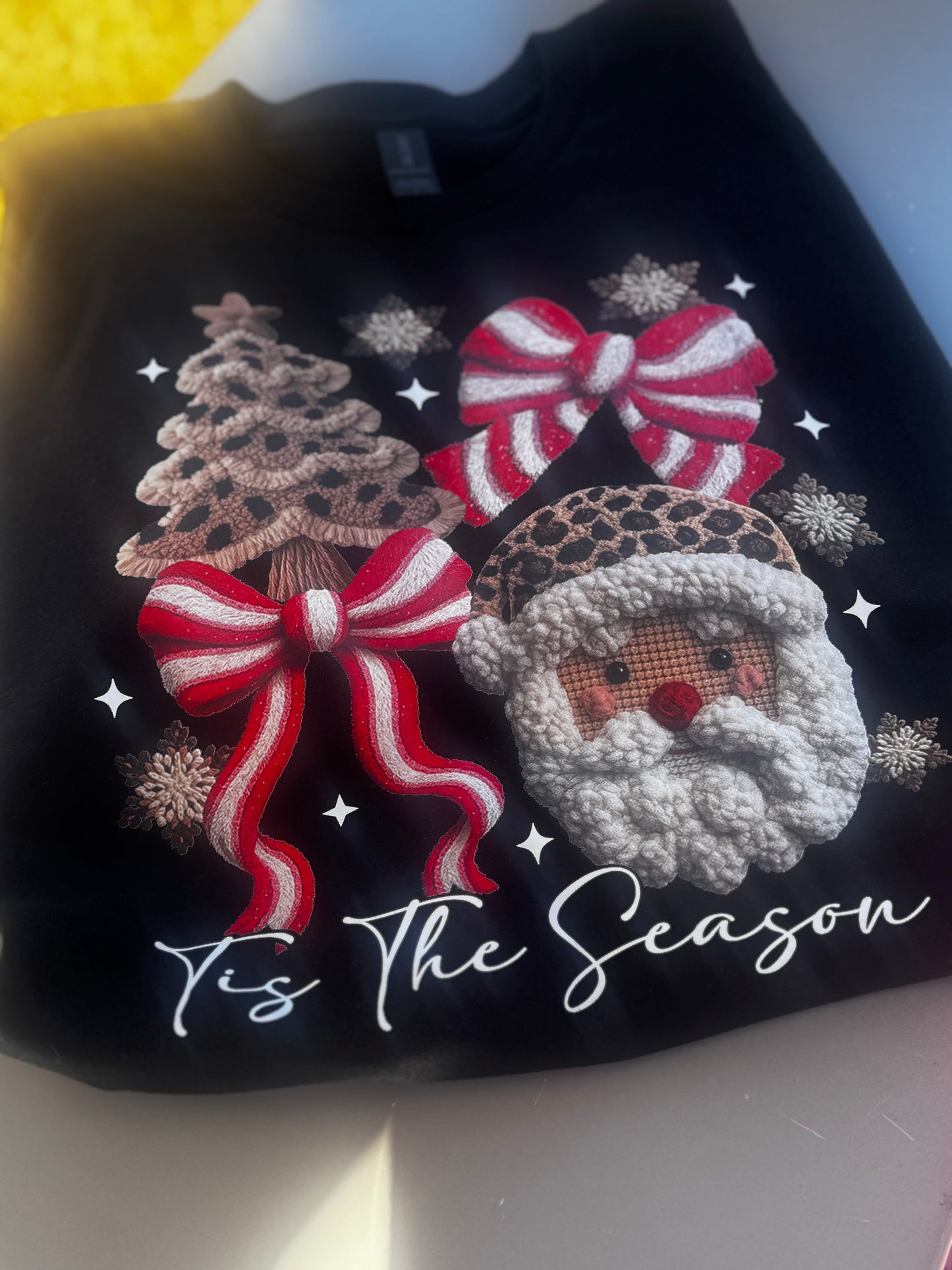 Tis the Season Santa and bows